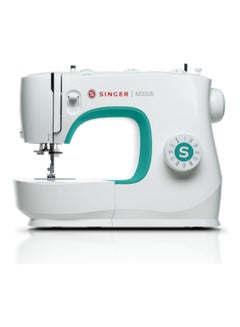 Buy Sewing Machine Mechanical, 23 Stitches, Adjustable Stitch Length And Width, Free Arm, LED Light, Needle Threader, One-Step Buttonhole, Heavy Duty SGM-M3305 White/Blue in UAE