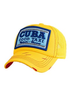 Buy Cuba Taxi Cap Yellow/Blue in UAE