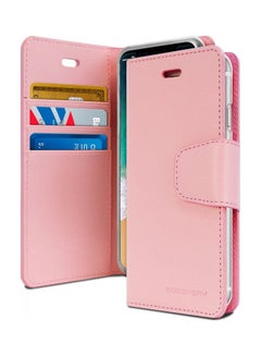 Buy iPhone 12 Pro Max  Leather Protection Flip Cover Wallet Stand Case Pink in Saudi Arabia