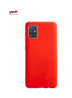 Buy Case Cover For Samsung Galaxy A51 Red in Saudi Arabia