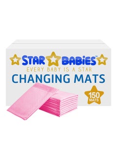 Buy Pack Of 150 Disposable Changing Mats - Pink in UAE