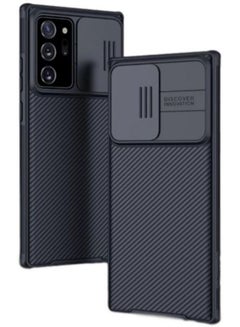 Buy Camshield Pro Hybrid Tpu Anti-Shock Case With Slide Camera Protector For Samsung Galaxy Note 20 Ultra Black in UAE