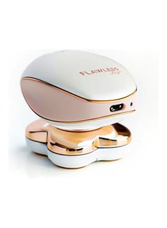 Buy Compact and Portable Painless Hair Remover Epilator with LED White/Gold in Egypt