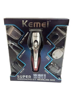 Buy KM-5031 Dry For Men-Clipper & Trimmer Black/Silver in Egypt