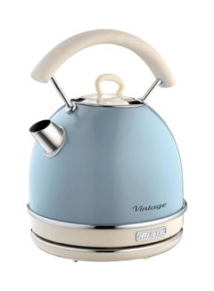 Buy Vintage Electric Kettle 1.7 L 2000.0 W 2877 Blue/Cream in Saudi Arabia