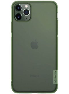Buy Nature Series TPU Back Cover For Apple IPhone 11 Pro Max Clear/Green in Saudi Arabia