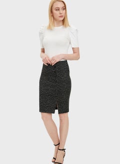 Buy Side Slit Skirt Black in Saudi Arabia