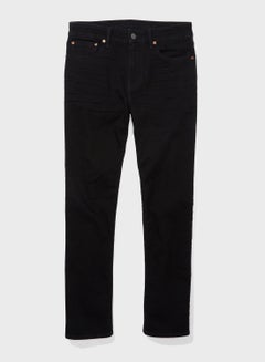 Buy Rinse Straight Fit Jeans Black in Saudi Arabia