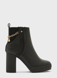 Buy Sass Crepe Sole Ankle Boots Black in Saudi Arabia