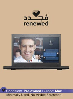 Buy Renewed - Thinkpad T460 Laptop With 14-Inch Display, Intel Core i5 Processor, 6 GEN/8GB RAM/256GB SSD/520 integrated Hd Graphics black in UAE