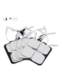 Buy 20-Piece Self Adhesive Physical Therapy Electrode Pads in Saudi Arabia