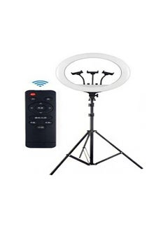 Buy 3-Piece Portable Led Ring Light With Tripod Stand Black/White in Egypt