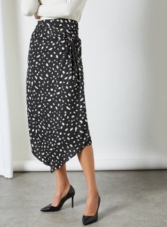 Buy Printed Skirt Black(C-N10) in Egypt