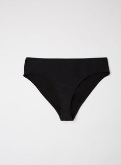 Buy Mid Rise Bikini Bottoms Black in Saudi Arabia