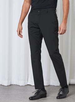 Buy Slim Fit Trousers Black(C-N10) in Saudi Arabia