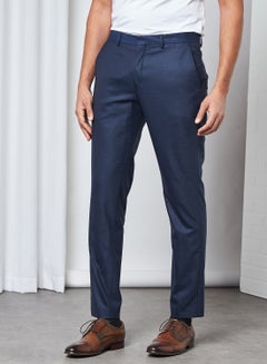 Buy Slim Fit Trousers Dark Blue(19- in Saudi Arabia