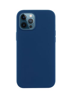 Buy Silicone Case Cover For Apple iPhone 12 Pro Blue in UAE