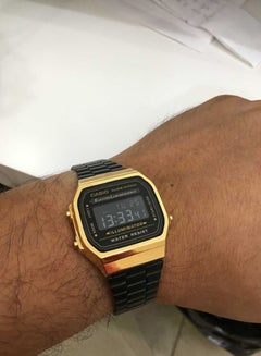 CASIO Men's Vintage Stainless Steel Digital Watch A168WEGB-1BEF - 39 mm -  Black KSA | Riyadh, Jeddah