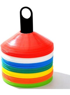 Buy 10-Piece Multi-Sport Training Mini Disc Cone Set in UAE