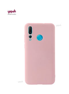 Buy Soft High Quality Silicone Case Cover For Huawei Nova 4 Pink in Saudi Arabia