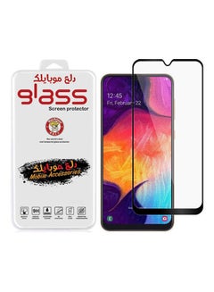 Buy Samsung Galaxy a50s 5D Full Glass Screen Protector - Black Clear / Black in UAE