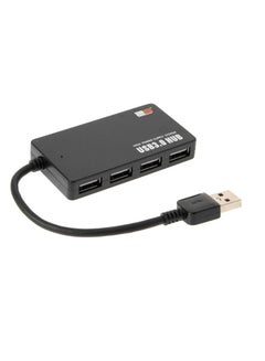 Buy 4-Port High Power USB 3.0 Hub Adapter Black in Egypt