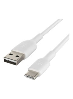 Buy Boost Charge USB A to USB C Cable White in Saudi Arabia