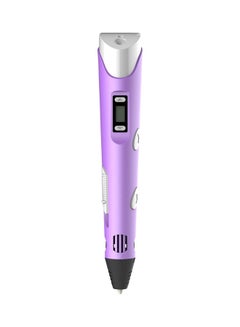 اشتري Digital Display Intelligent 3D Printing Pen Purple في السعودية