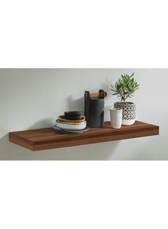 Buy Floating Shelf Wenge Brown 120x23.5cm in Saudi Arabia