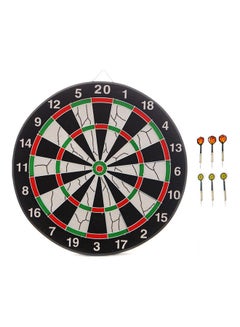 Buy 15 Inch Dart Board With 6 PCS Darts Set 15inch in Saudi Arabia