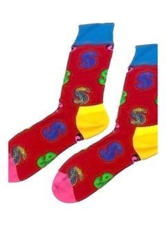 Buy Pair Of  Cotton Socks Multicolour in Saudi Arabia