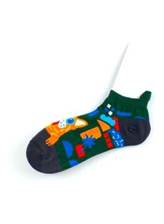 Buy Pair Of  Cotton Socks multicolour in Saudi Arabia