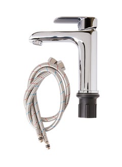 Buy High Quality Bathroom Brass Wash Basin Faucet Silver 50x150x170mm in UAE