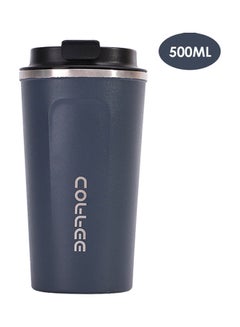 Buy Stainless Steel Coffee Insulated Thermal Cup blue 510ml in Egypt