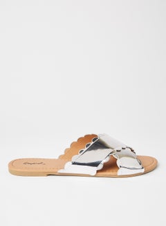 Buy Archer Flat Sandals Silver in Egypt