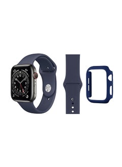 Buy Bumper Replacement Band For Apple Watch Series 6/SE/5/4 Dark Blue in UAE