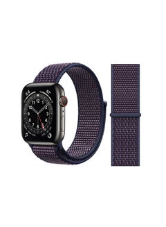 Buy Replacement Band For Apple Watch Series 6/SE/5/4/3/2/1 Indigo Blue in UAE