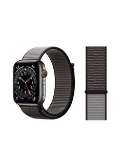 Buy Replacement Band For Apple Watch Series 6/SE/5/4/3/2/1 Anchor Grey in Saudi Arabia