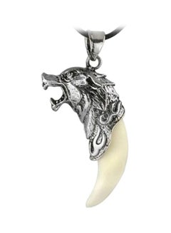 Buy Wolf Head Tooth Pendant Necklace in Saudi Arabia