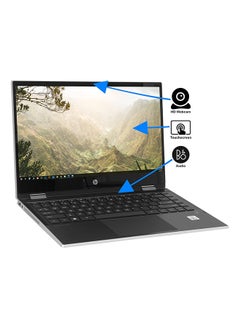 Buy Pavilion x360 (1F4W6UA) 2-in-1 Laptop With 14-Inch HD Touch Display, Core i3-1115G4 Processer/8GB RAM/128GB/Intel UHD Graphics/English Keyboard/Windows 10 Home English Natural Silver in UAE