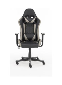 Buy Gaming Chair Grey/Black 55x135x60cm in UAE