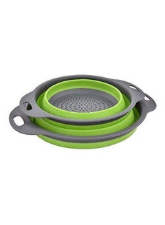 Buy 2 Sets Collapsible Colander Multicolor 120grams in UAE