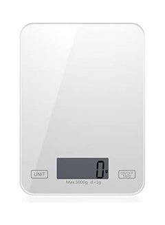 Buy Food Digital Weight Scale White 550grams in UAE