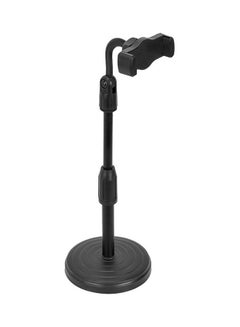 Buy Adjustable Height Desktop Smartphone Stand Bracket With Phone Holder 27.0x10.0x10.0cm Black in Saudi Arabia