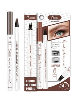 Buy Waterproof Eyebrow Pencil Brown in UAE