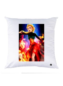 Buy Printed Decorative Pillow Multicolour 30x30cm in UAE