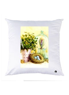 Buy Printed Decorative Pillow Multicolour 30x30cm in UAE