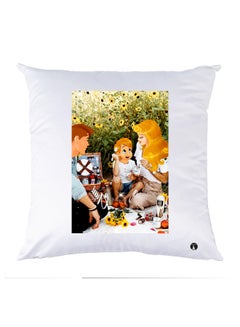 Buy Printed Decorative Pillow Multicolour 30x30cm in UAE