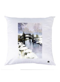 Buy Printed Decorative Pillow Multicolour 30x30cm in UAE