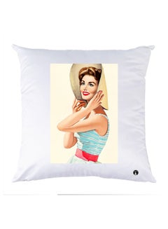 Buy Printed Decorative Pillow Multicolour 30x30cm in UAE